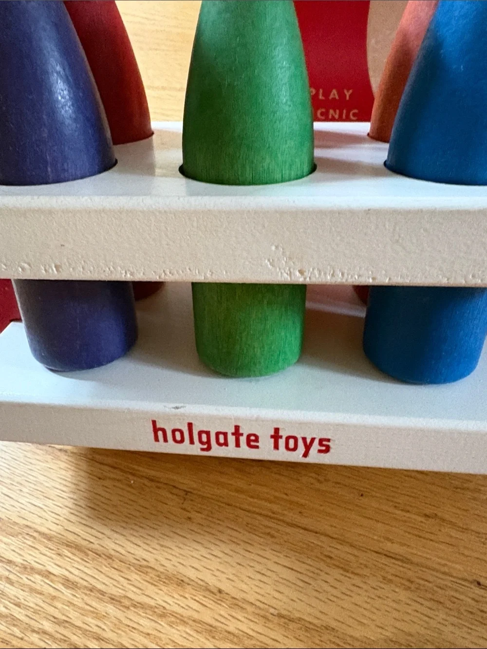 Vintage Holgate Toys Wooden Cola Carrier - No. 146